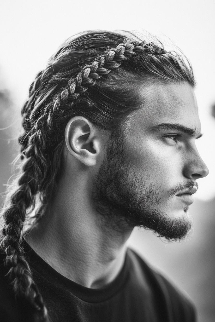 Bold Braided Style Appeal