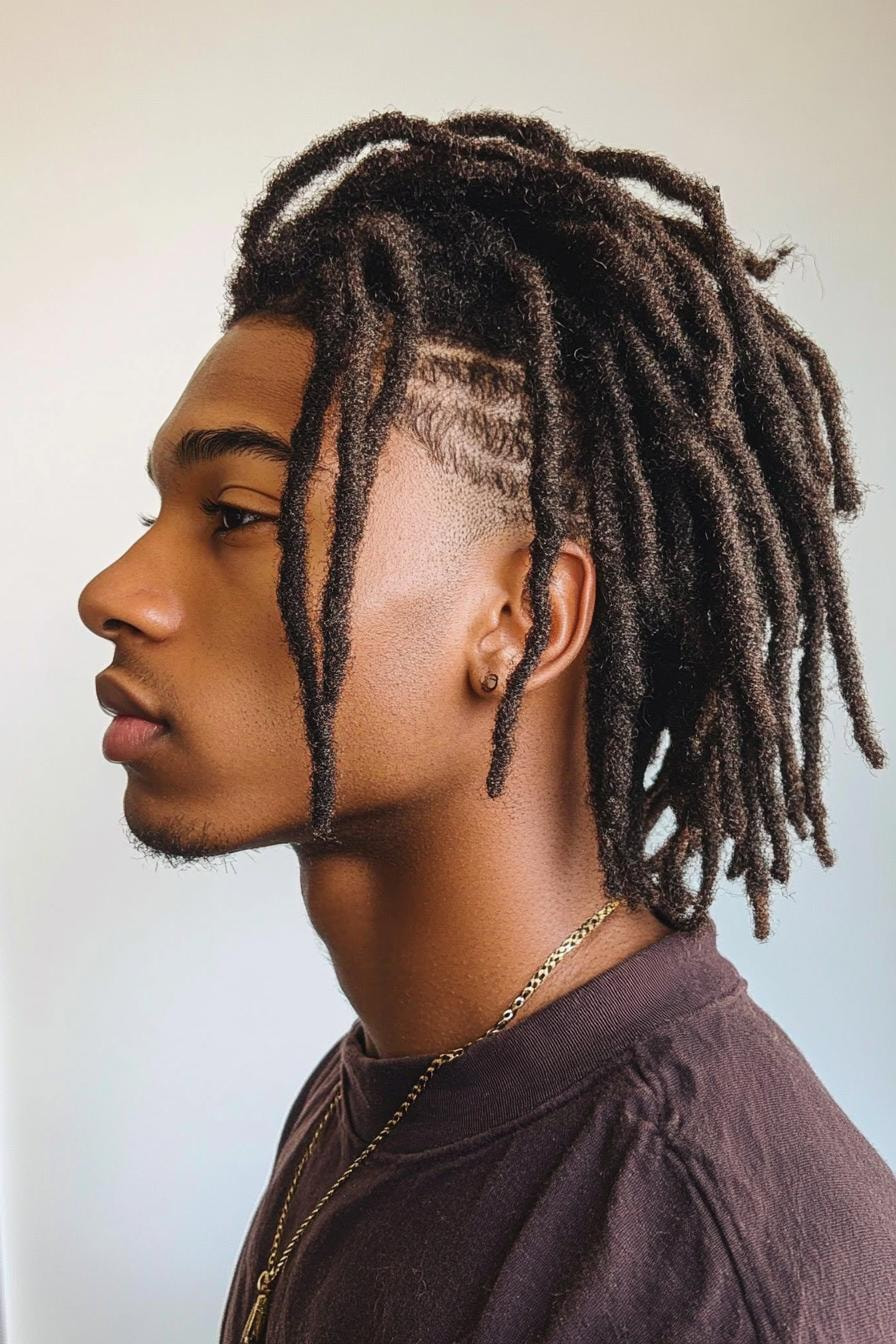 Bold Dreads and Buzz Flair