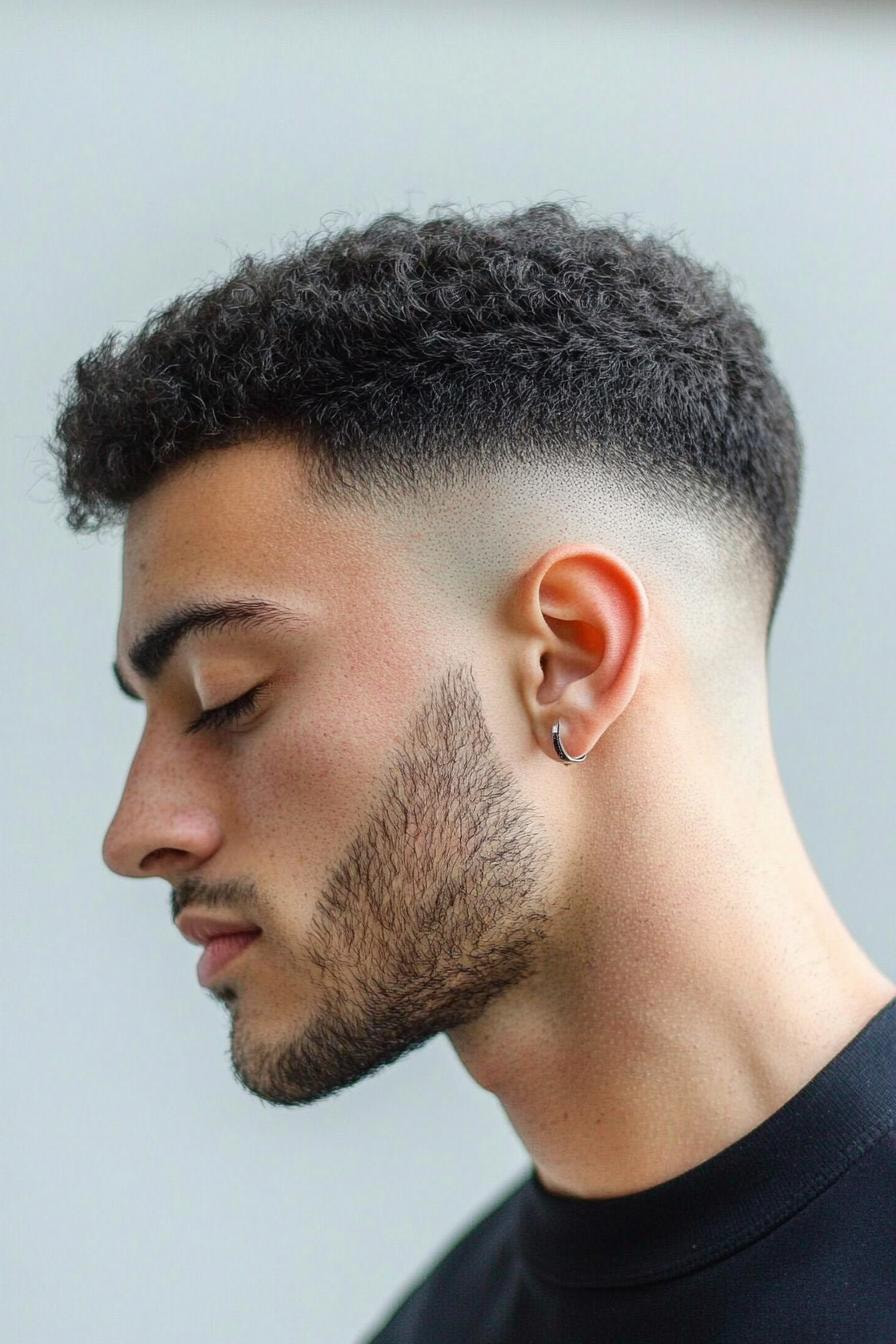 Fresh Fade Messy Curls