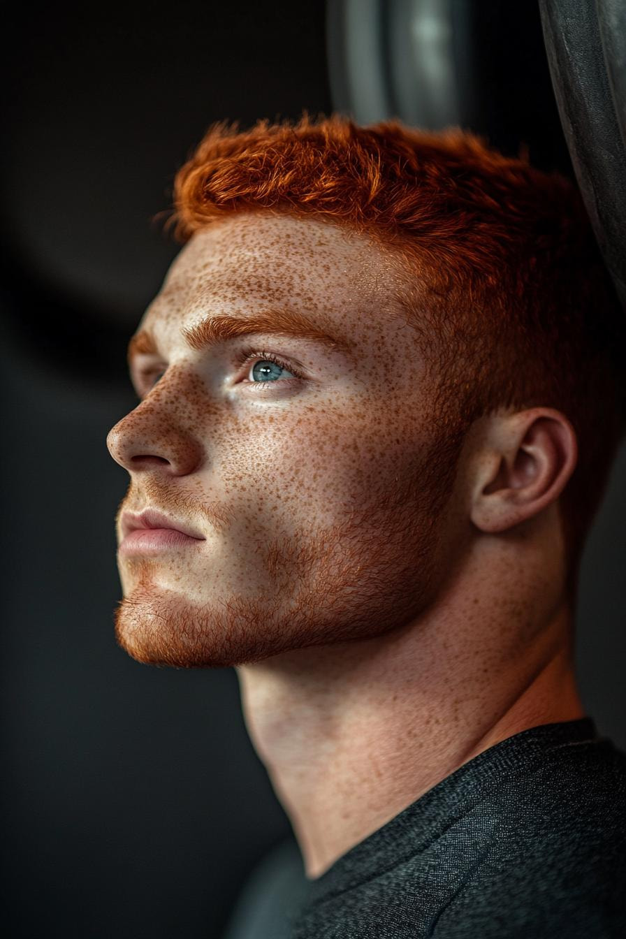 Ginger Curls on Point