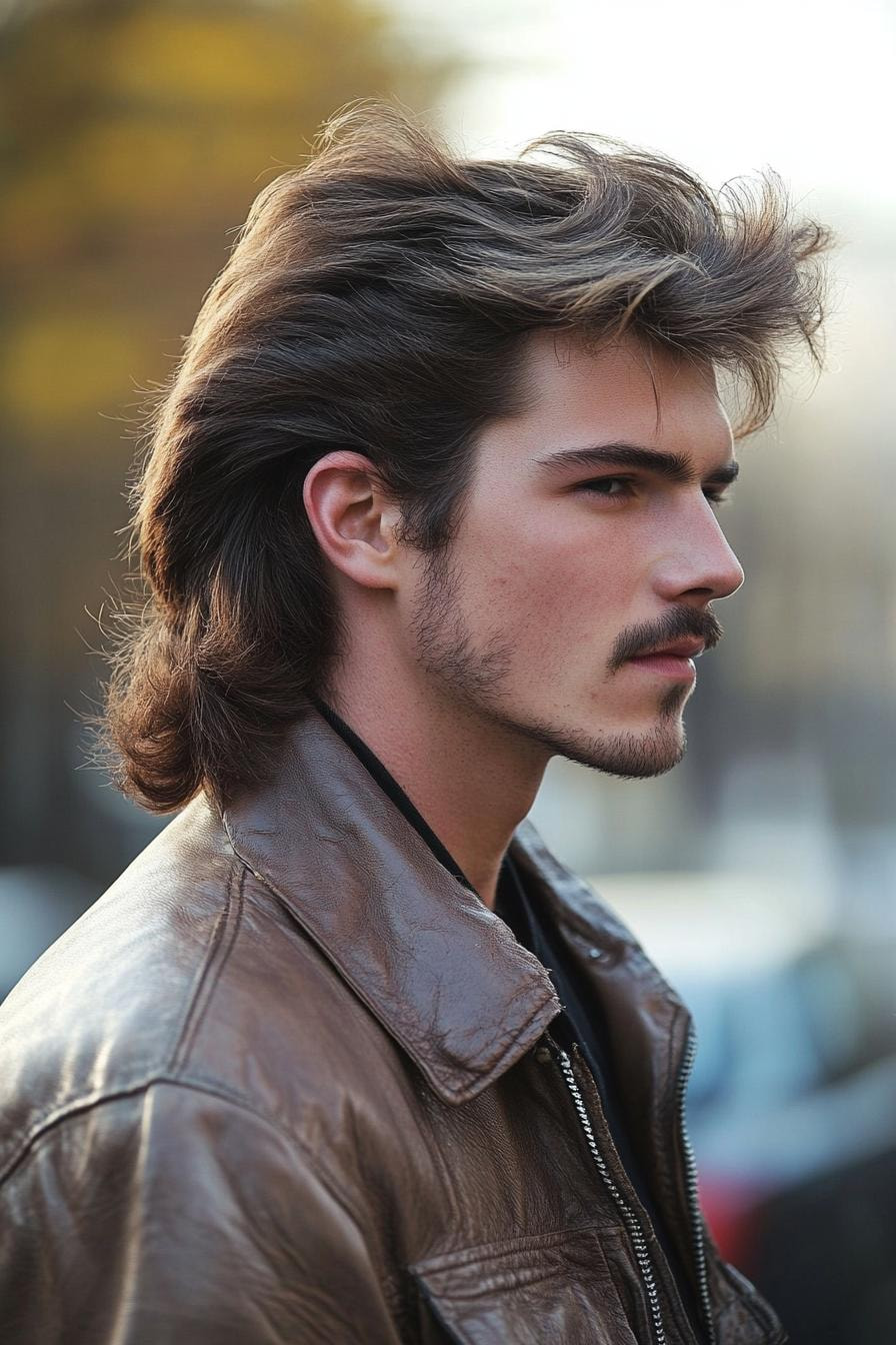 Wavy Layers Modern Mullet