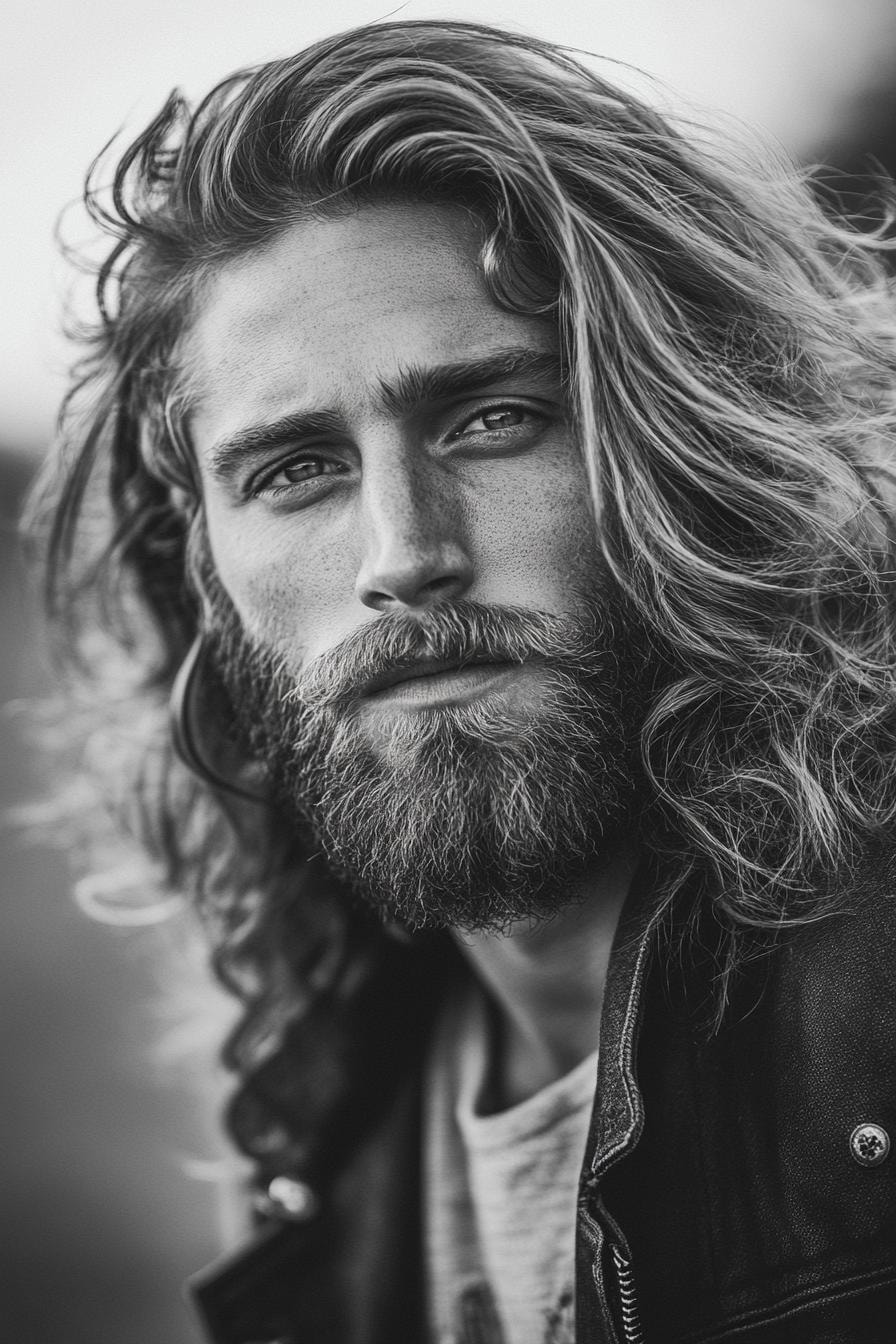 Windswept Waves and Beard