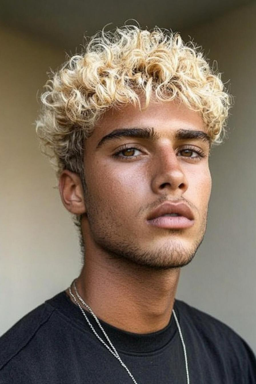 Blonde Curls Confidence