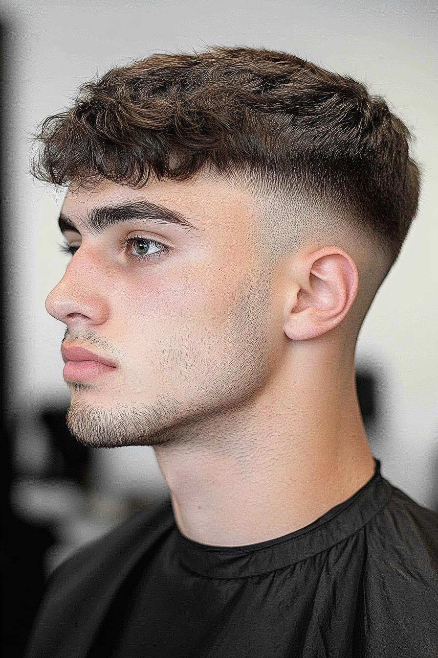 Classic Curls Modern Fade