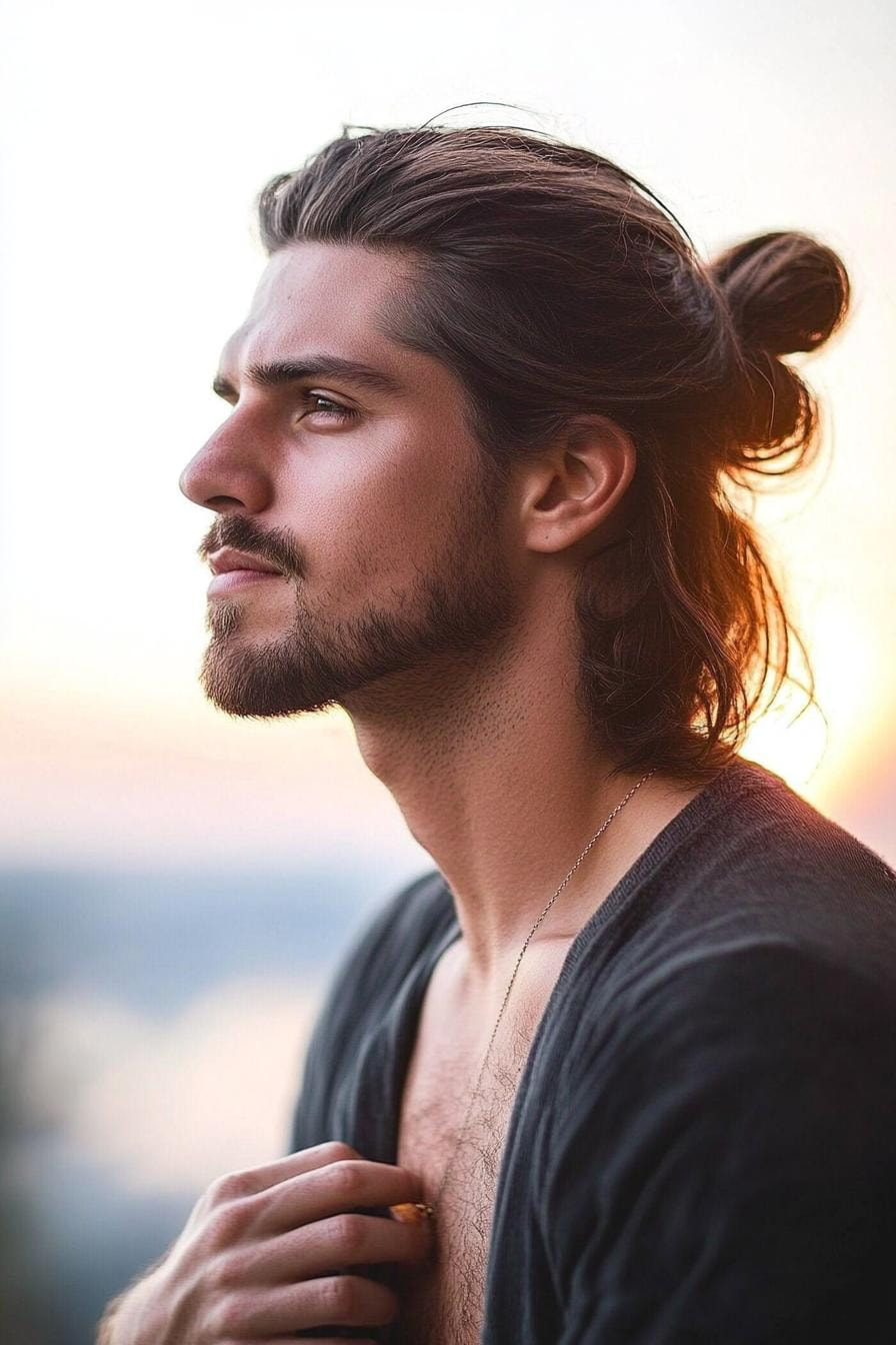 Cool Man Bun