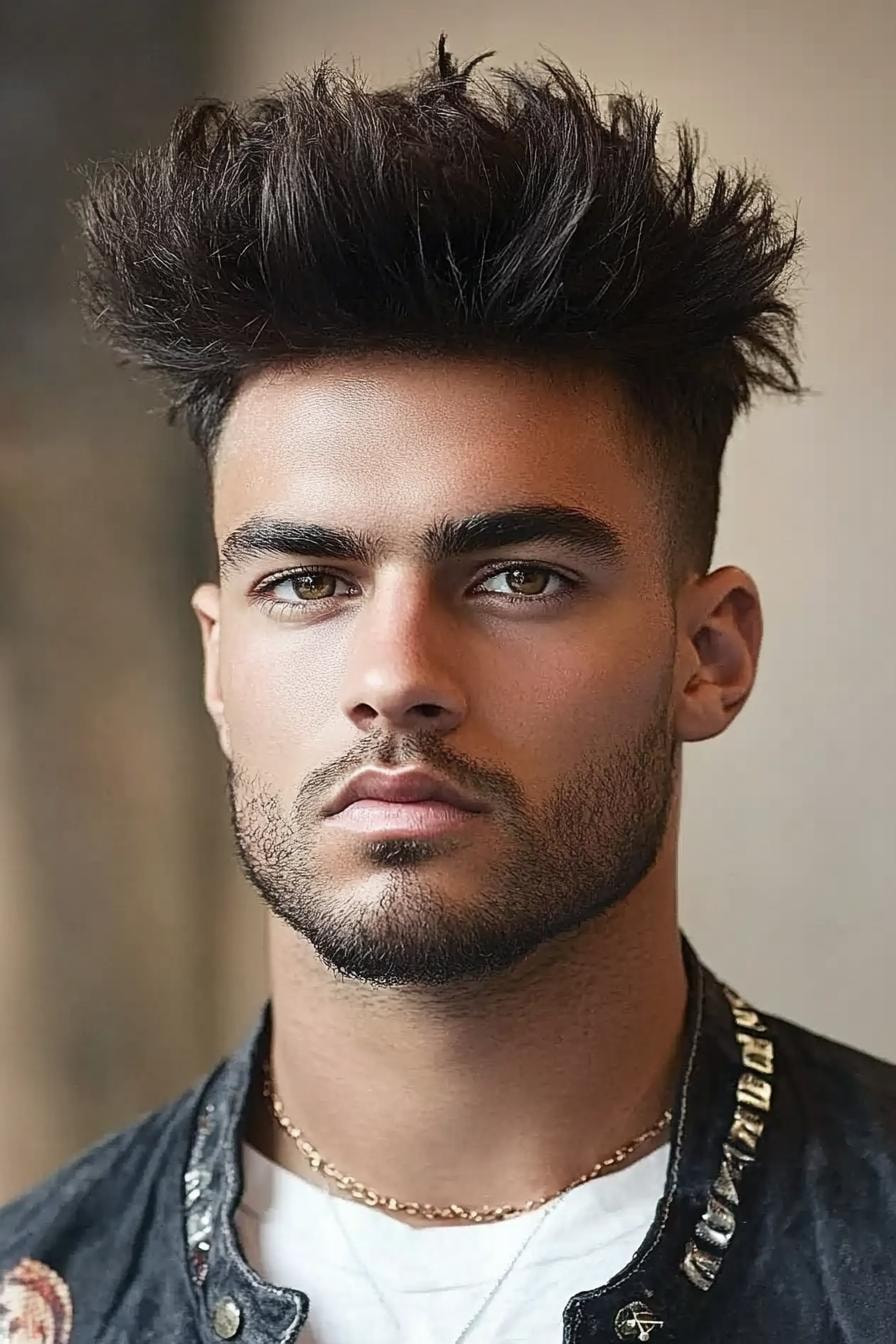 Edgy Spiked Hair Vibes