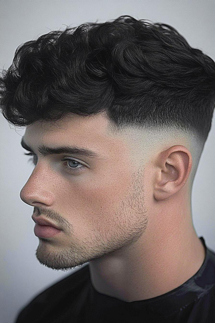 Fresh Mid-Fade Curls