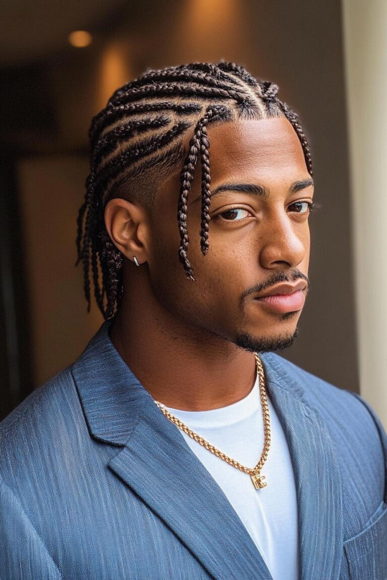 Uptight Corn Rows 23 Cornrow Hairstyles For Men: Stylish And Trendy