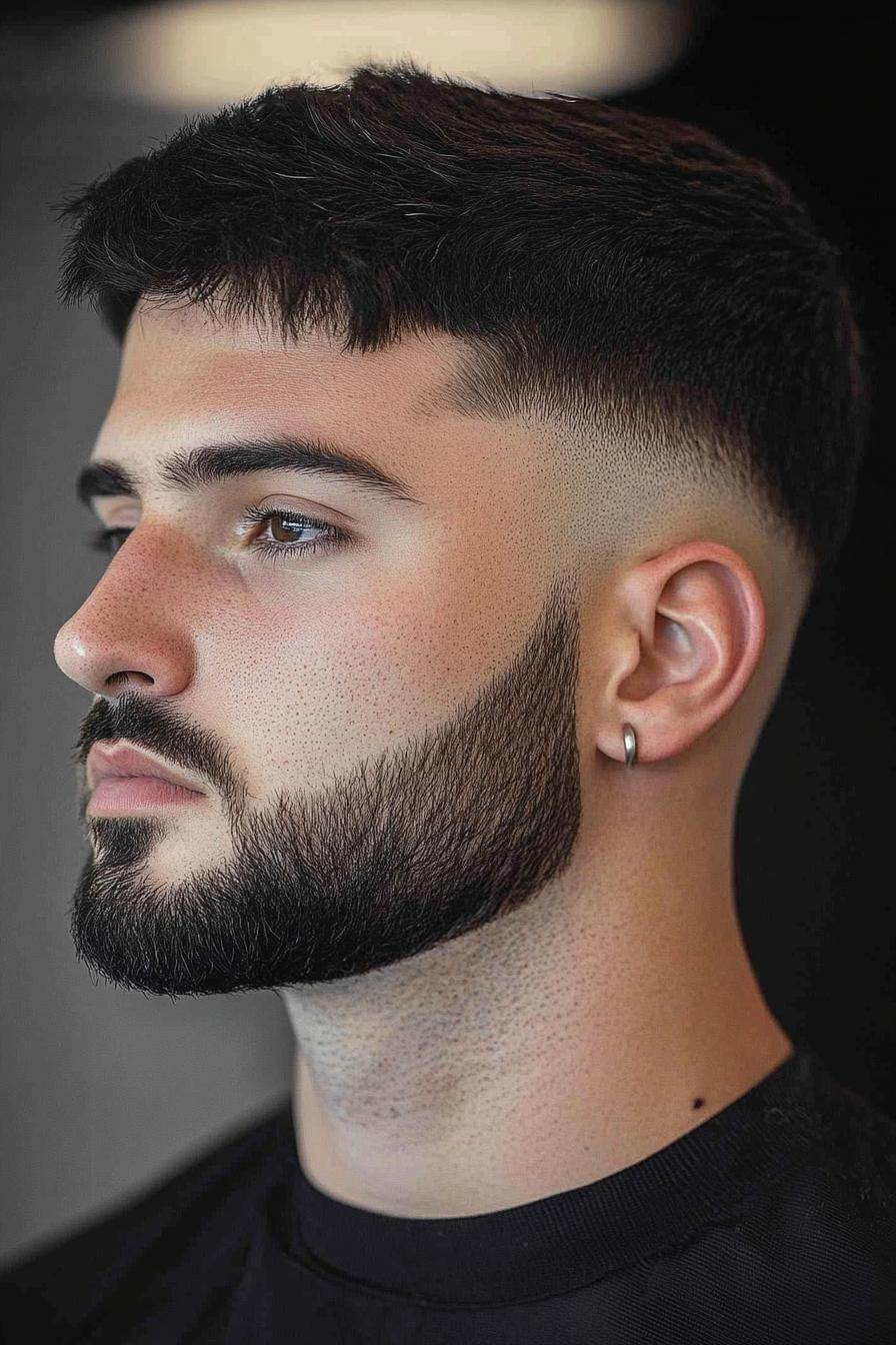 Modern Messy Fade Style