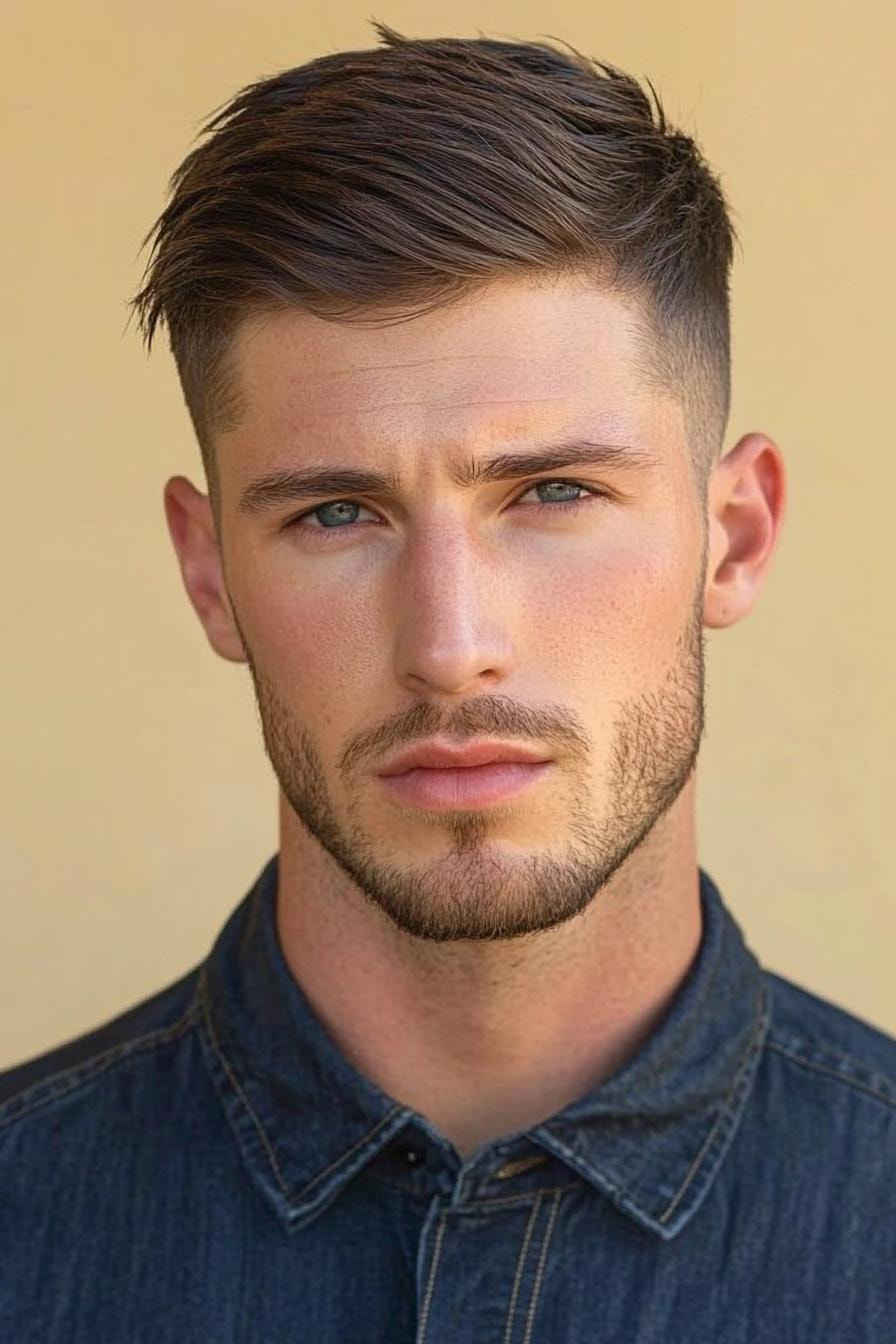 Modern Messy Fade Style