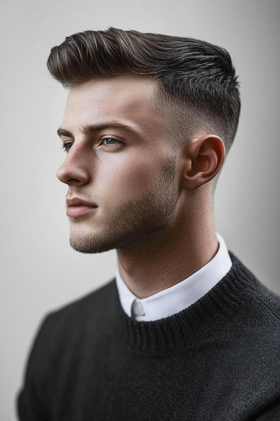 Sleek Brushed Back Style