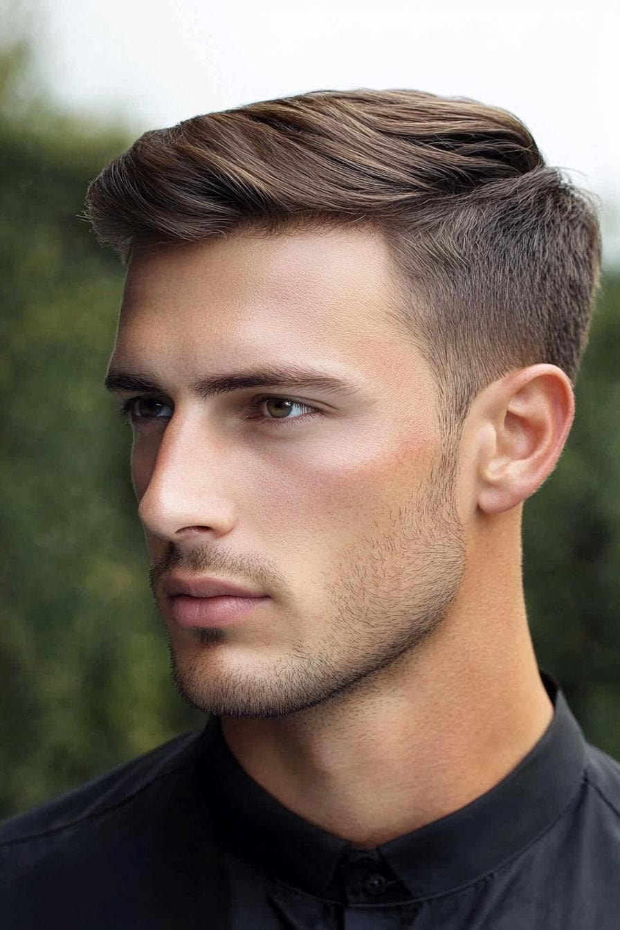 Sleek Comb-Over Perfection