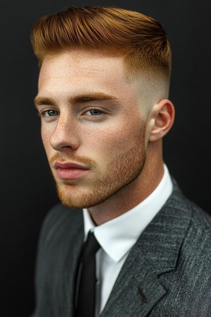 Sleek Fade with Volume