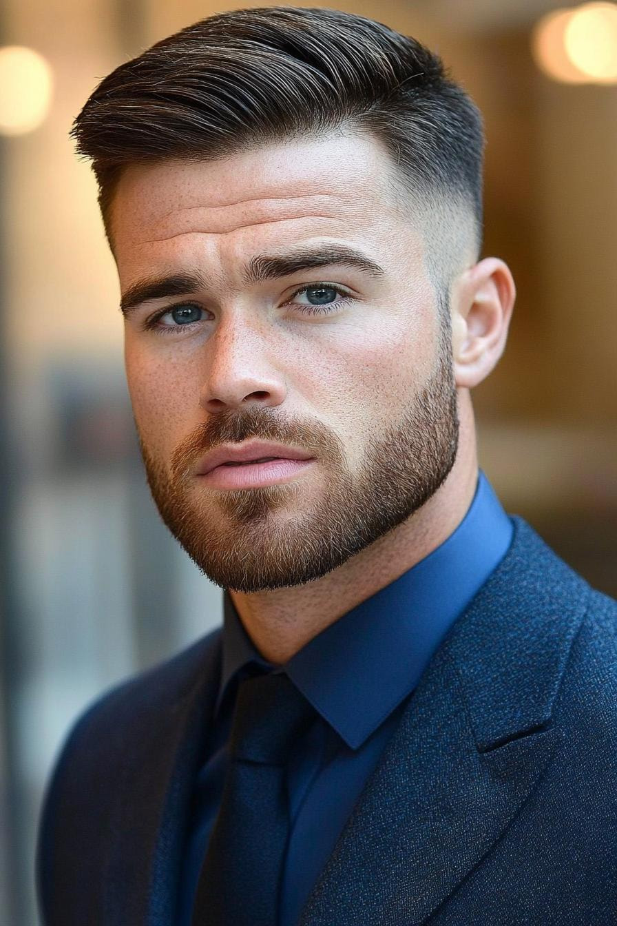 Textured Style and Sharp Beard