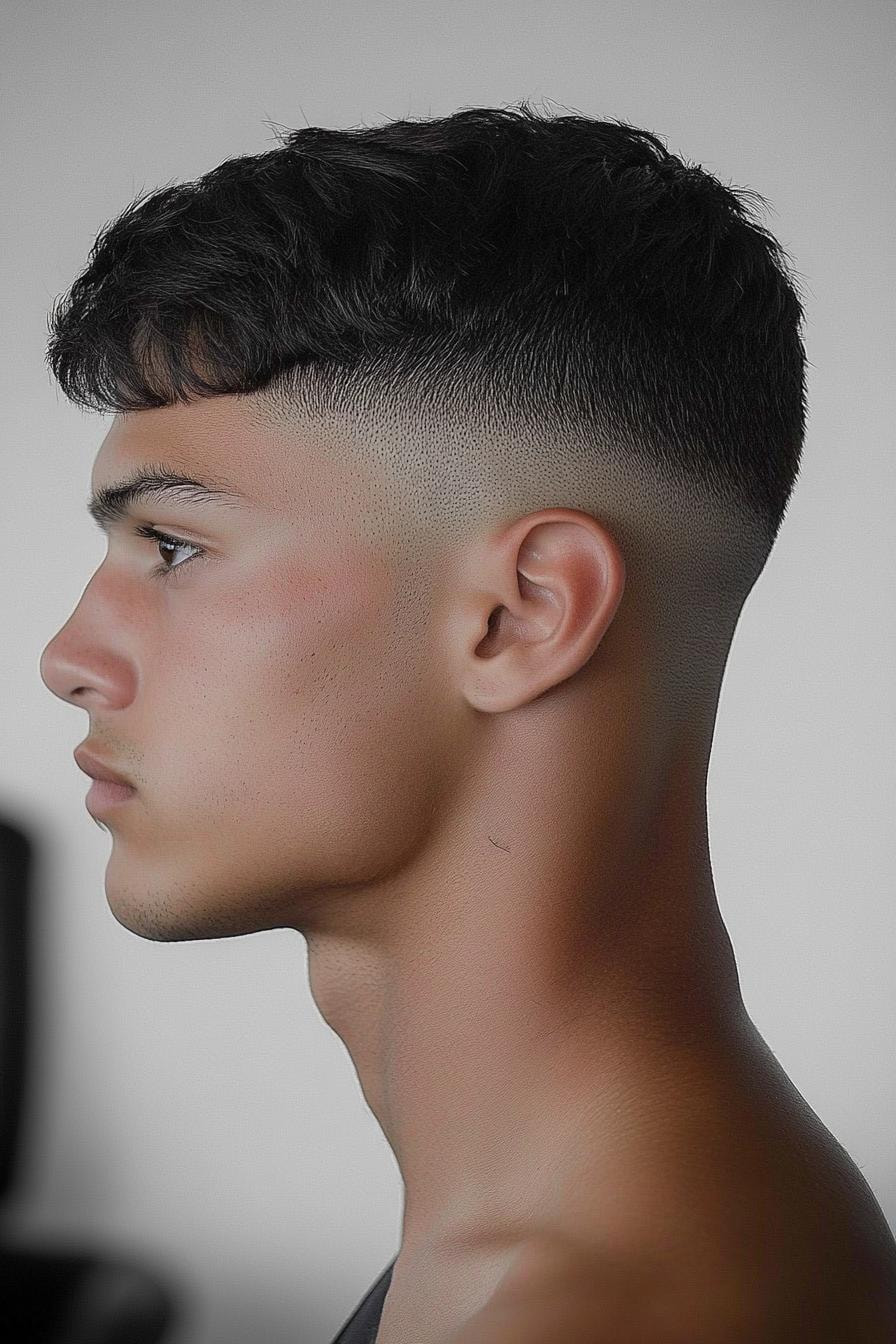 Textured Style Sharp Fade