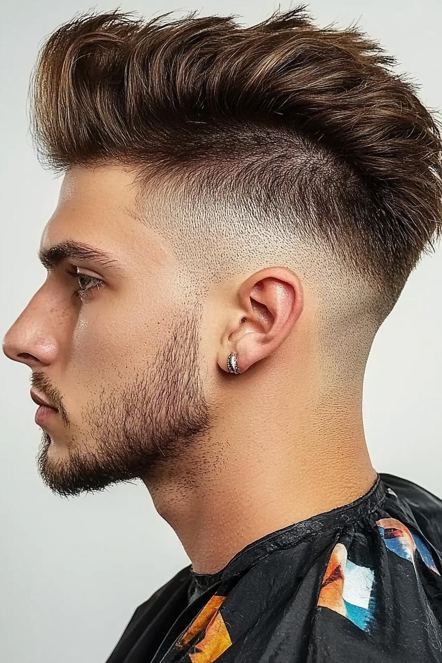 Textured Top High Fade