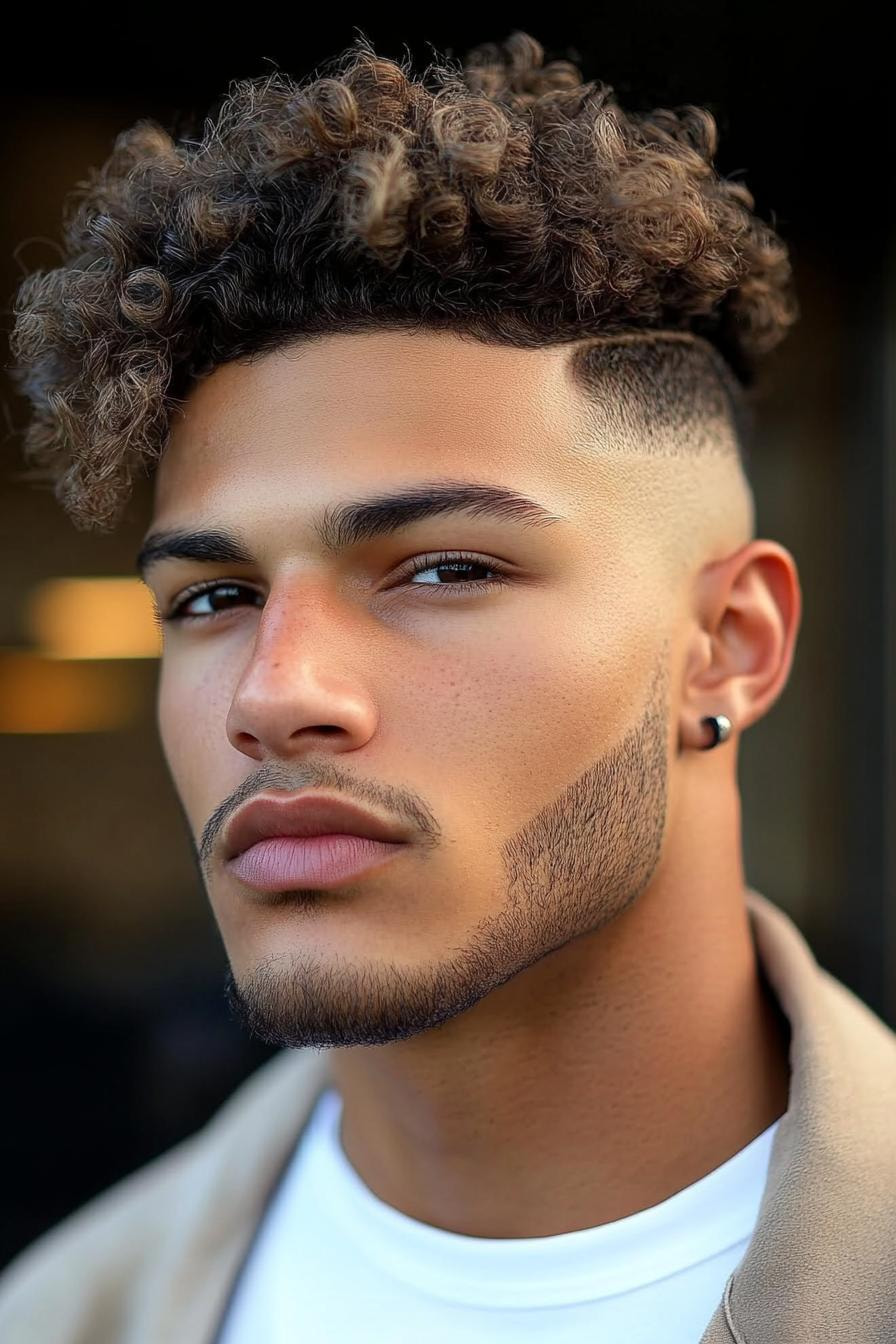 Fresh High Fade Curls