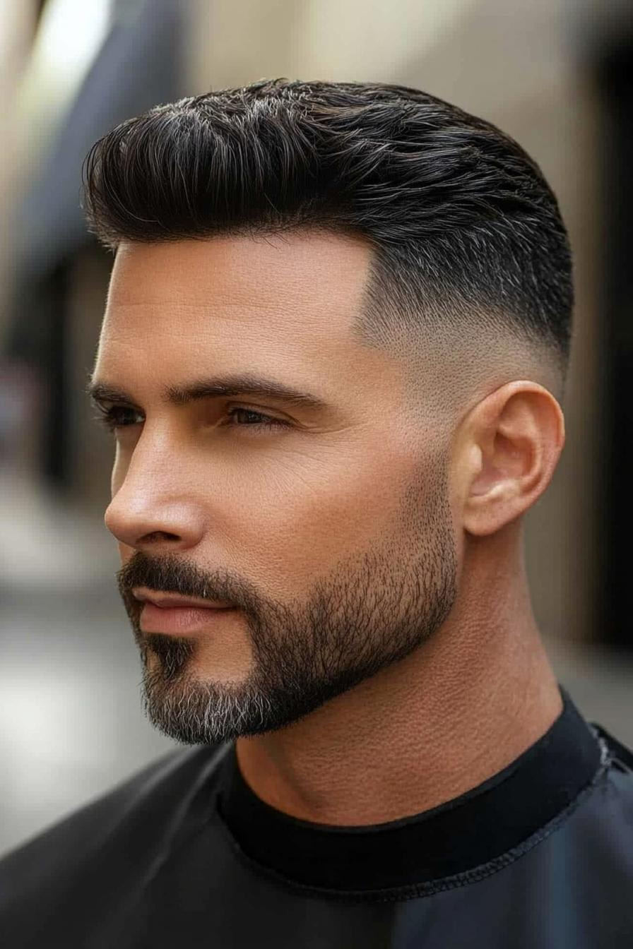 Modern Masculine Haircut Style