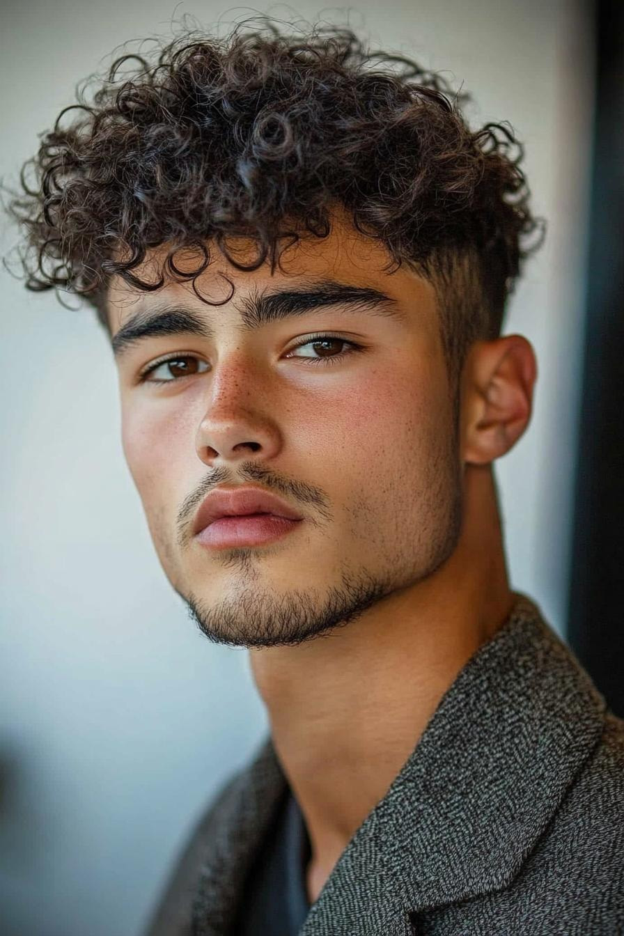 Modern Messy Curls Style