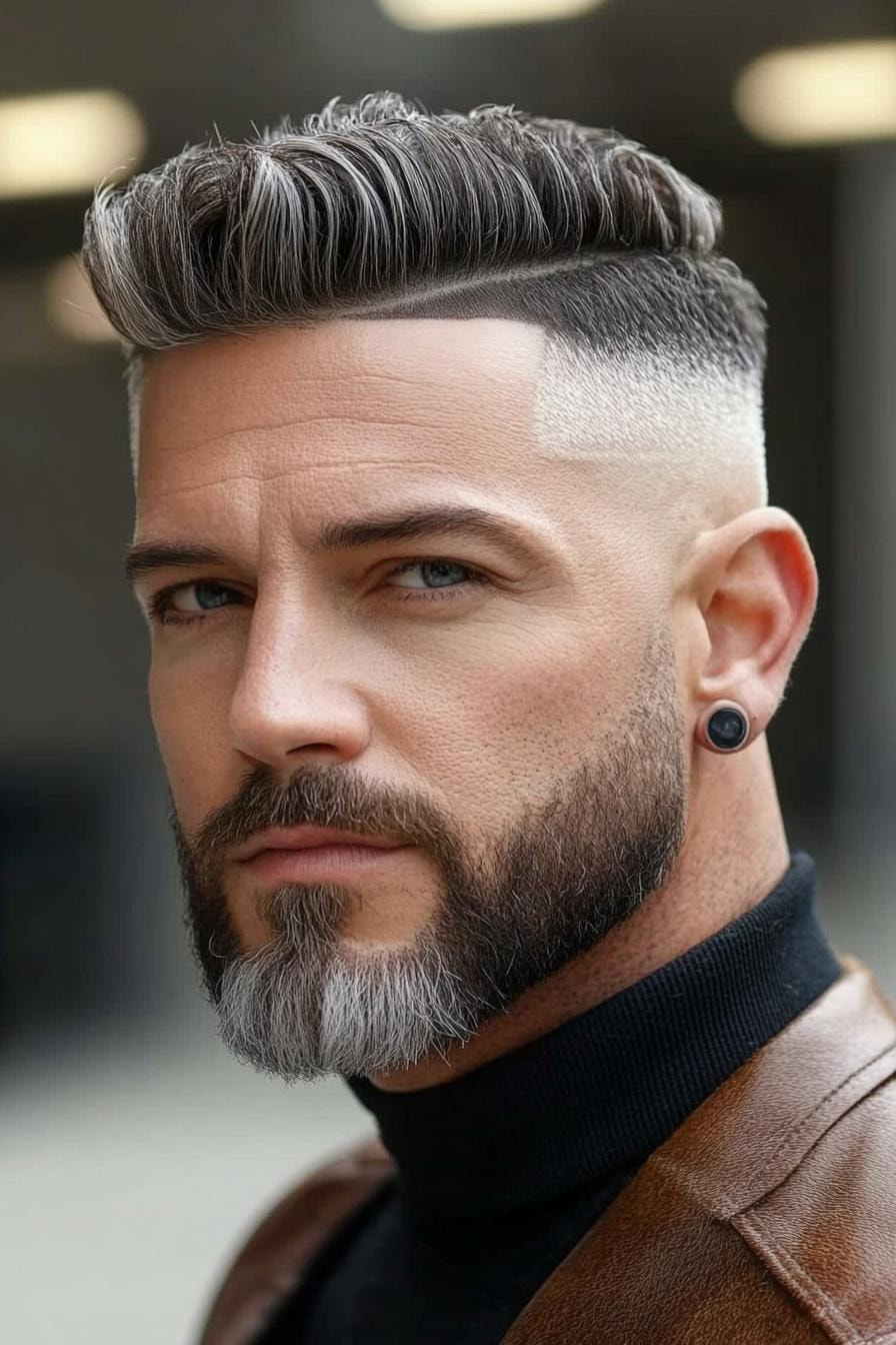 Modern Quiff Skin Fade