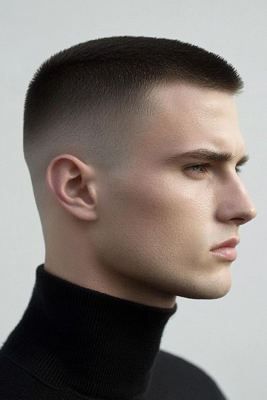 Sharp Modern Buzz Cut