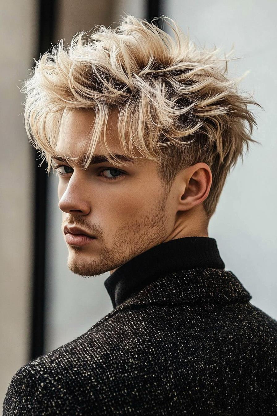 Textured Blonde Hair Vibes