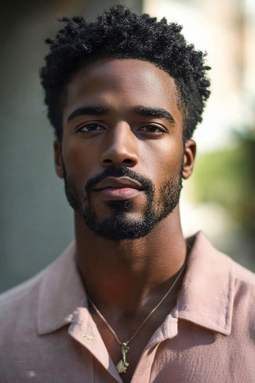 Textured Curls and Beard