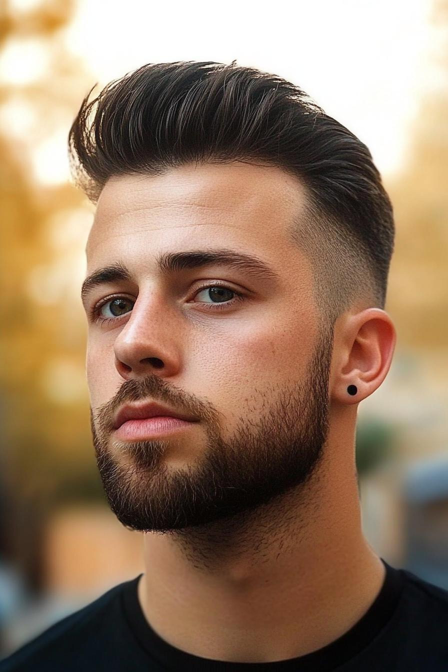 Textured Quiff and Beard