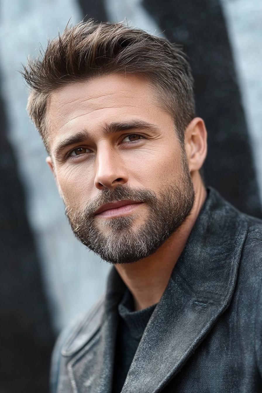 Textured Quiff and Beard