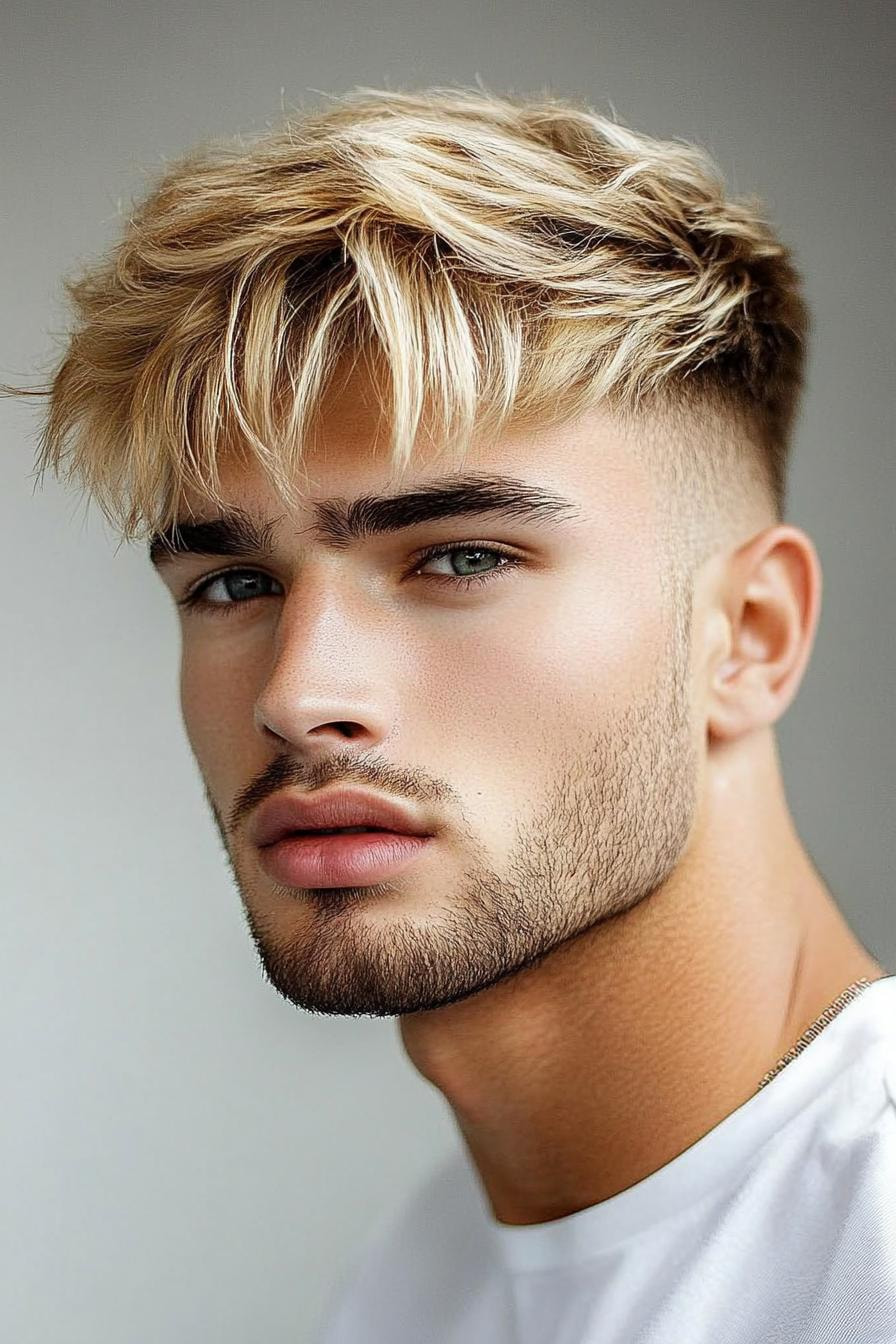 Blonde Layers Bold Statement