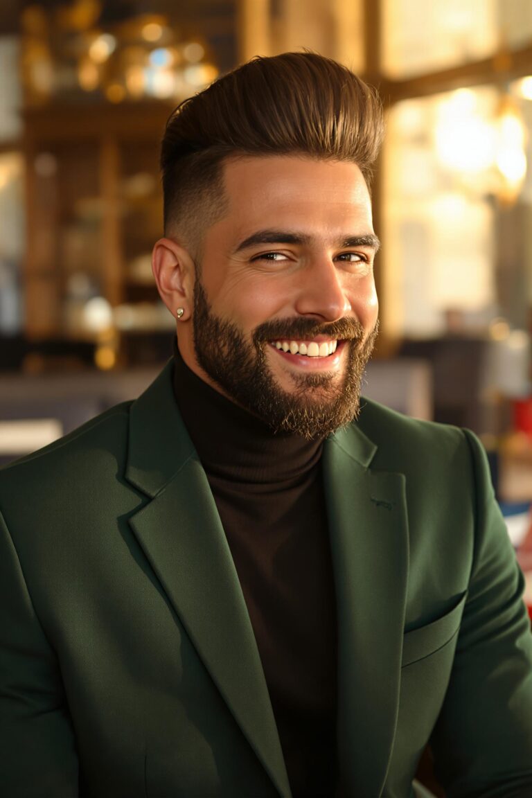 bold and stylish undercut