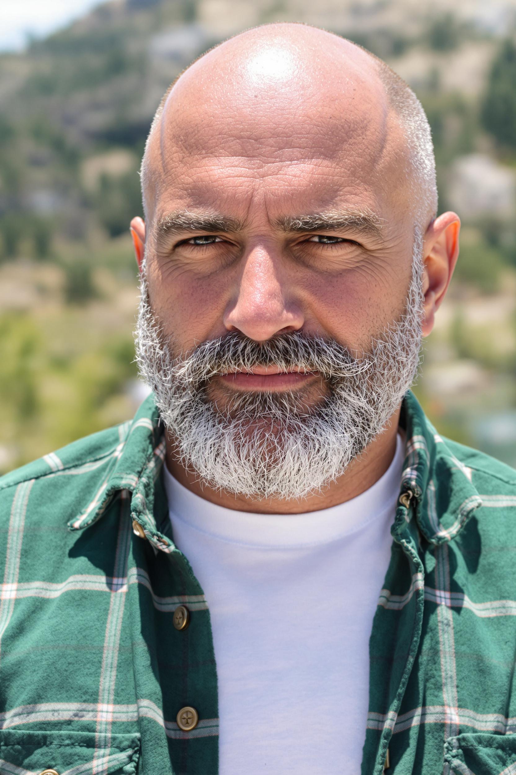 Bold Beard Bald Style