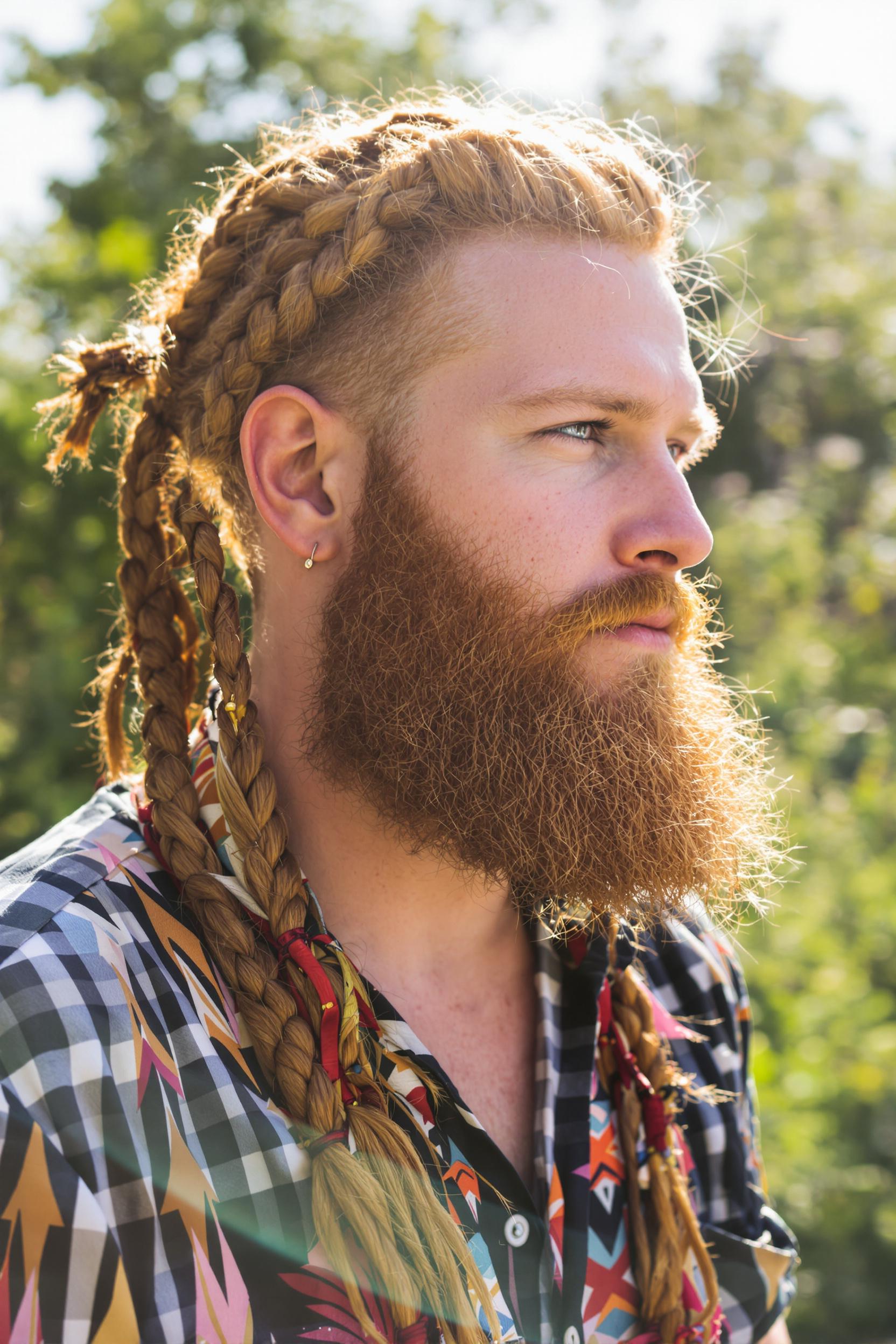 Bold Braids Vibrant Confidence