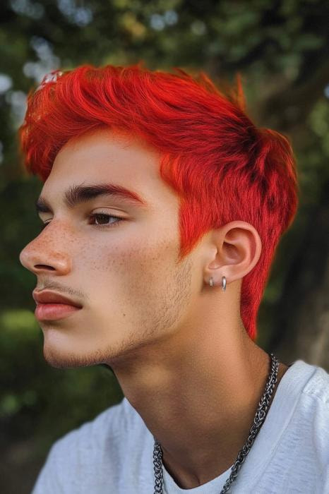 Bold Fiery Messy Style