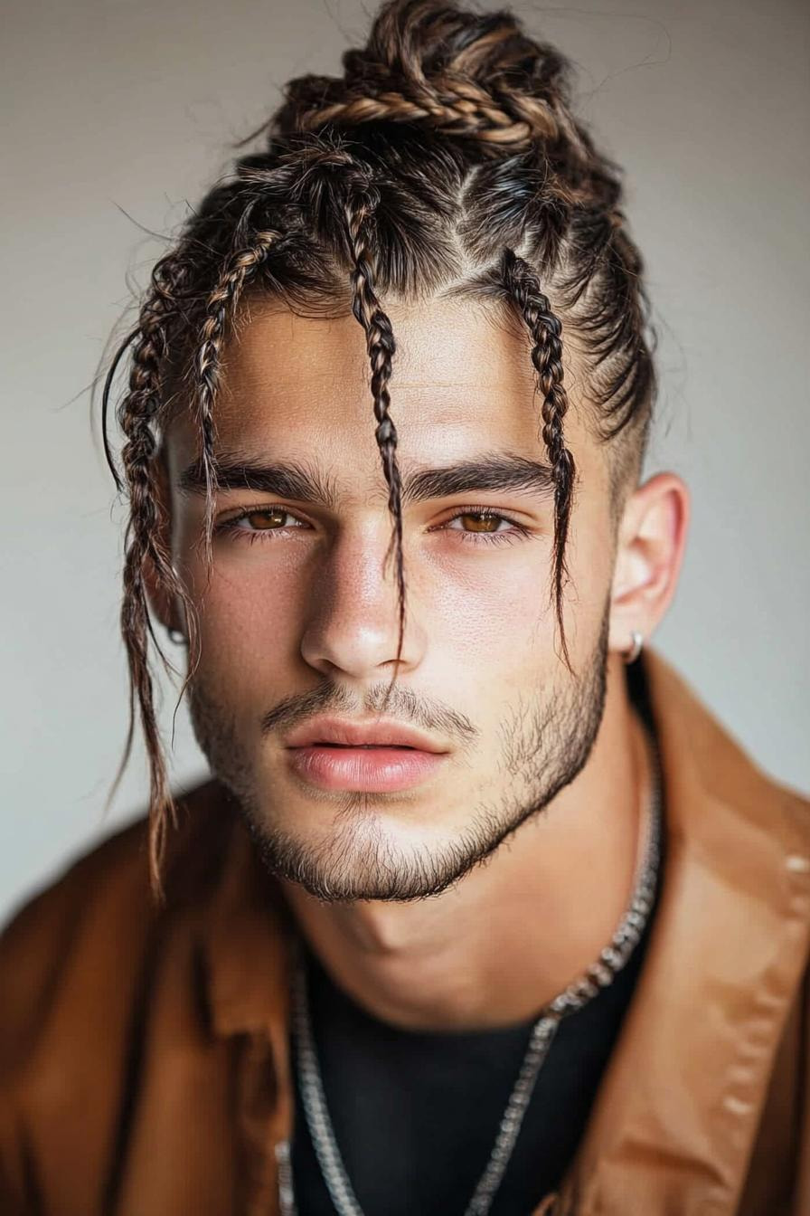 Braided Man Bun Rebel