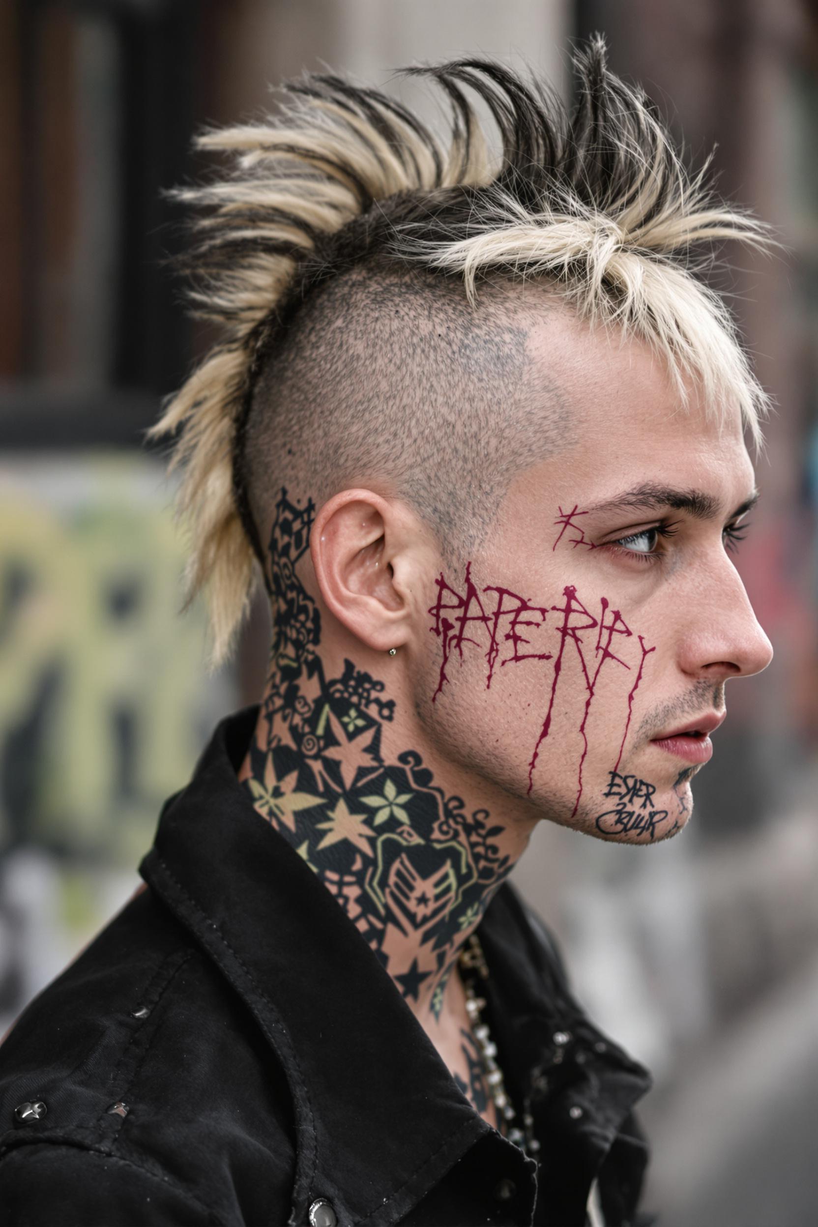 Edgy Mohawk Rebel Style