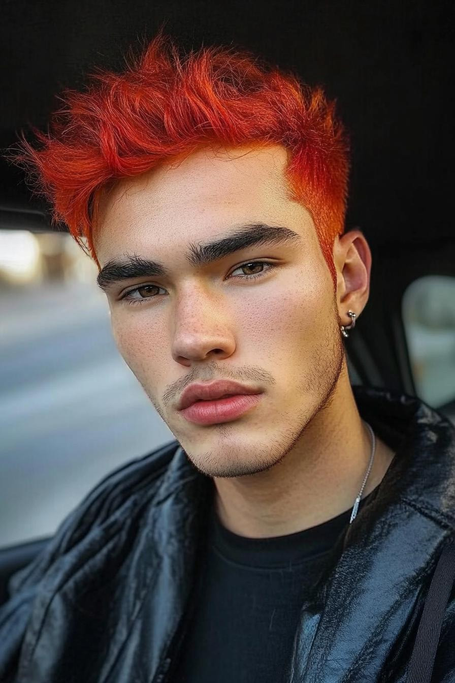 Fiery Red Rebel Vibes