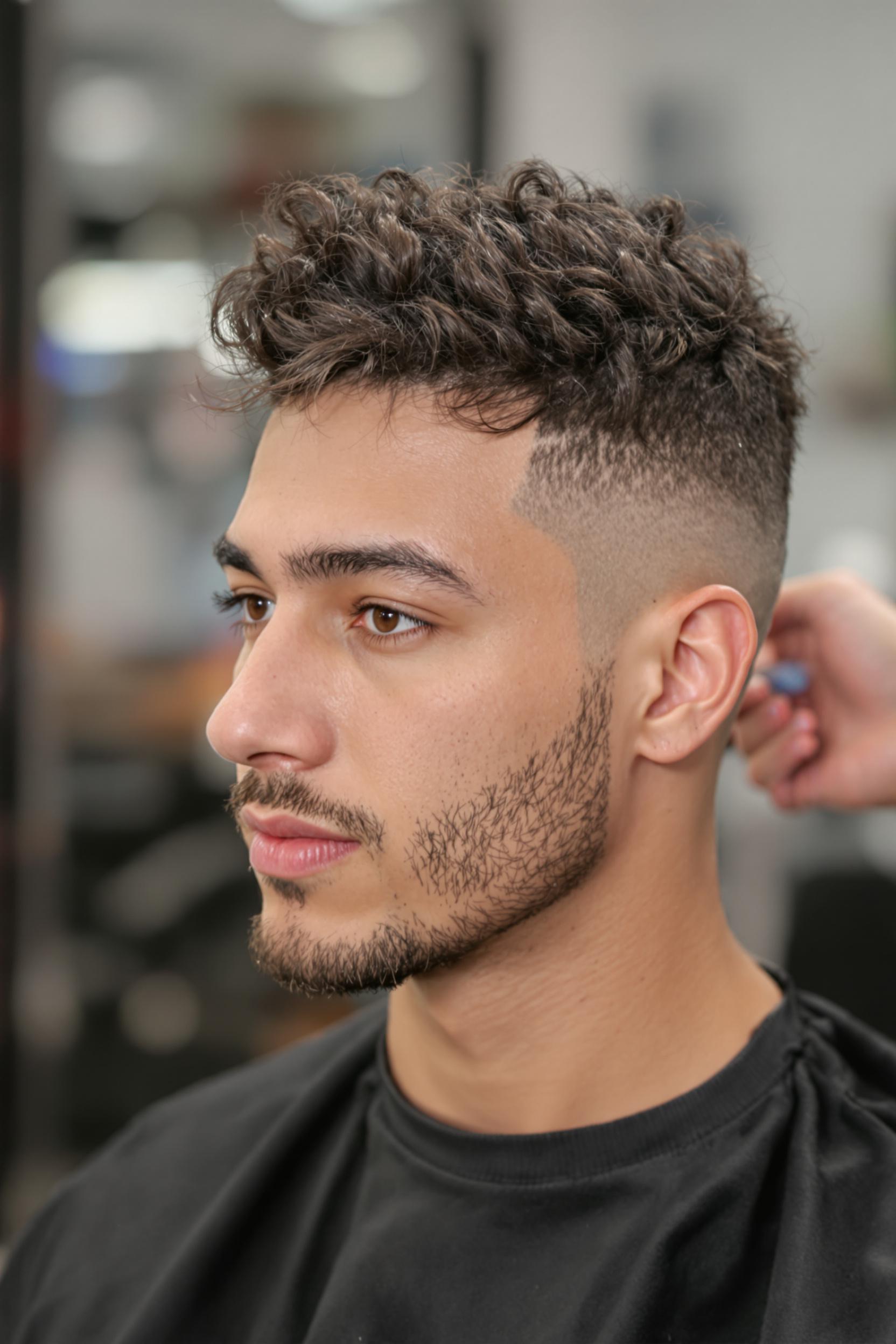 Fresh Curls Sharp Fade