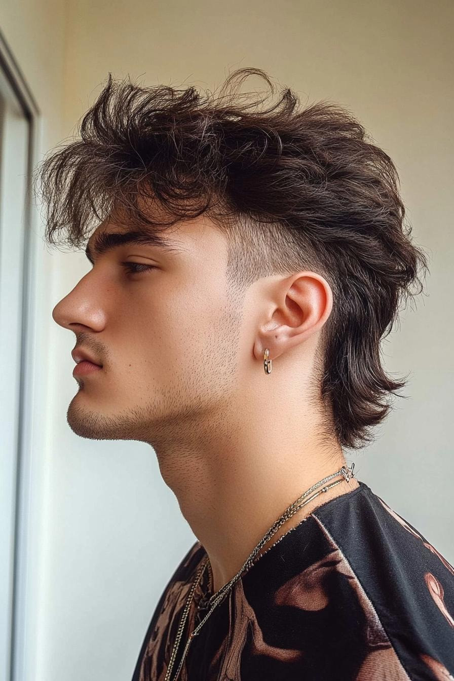 Modern Mullet Rebellious Vibes