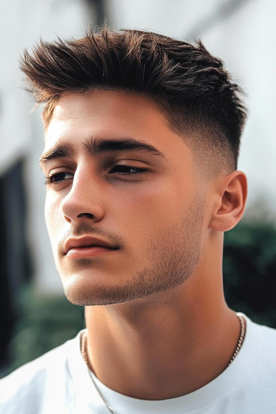 Modern Quiff Fade Style