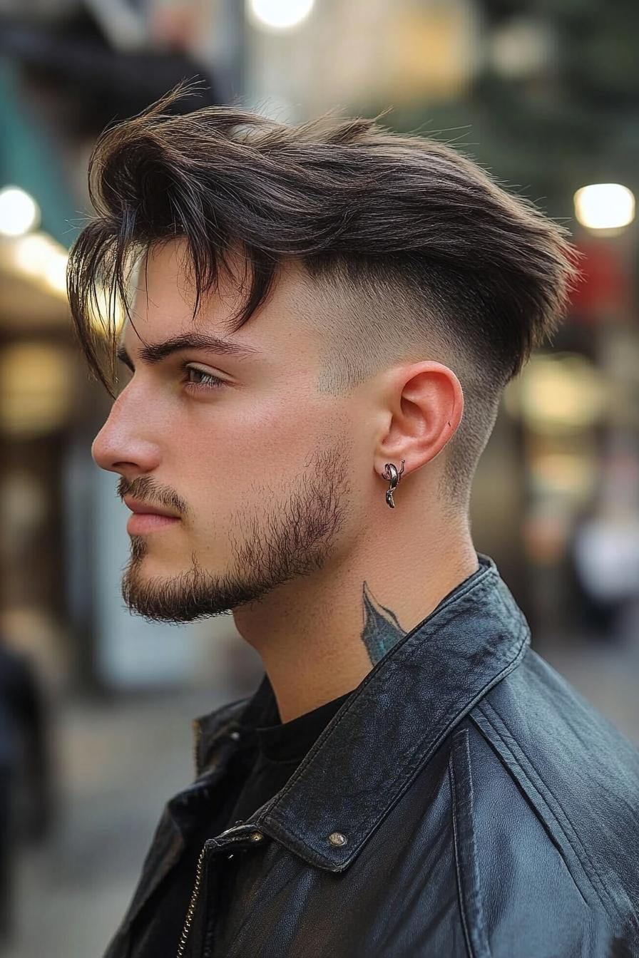 Modern Side Swept Undercut