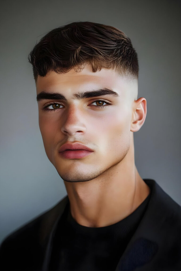 modern wavy fade style