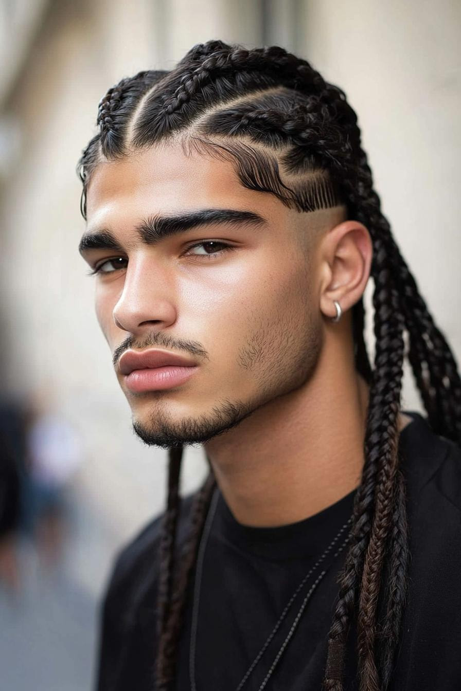 Sleek Cornrows Long Flow