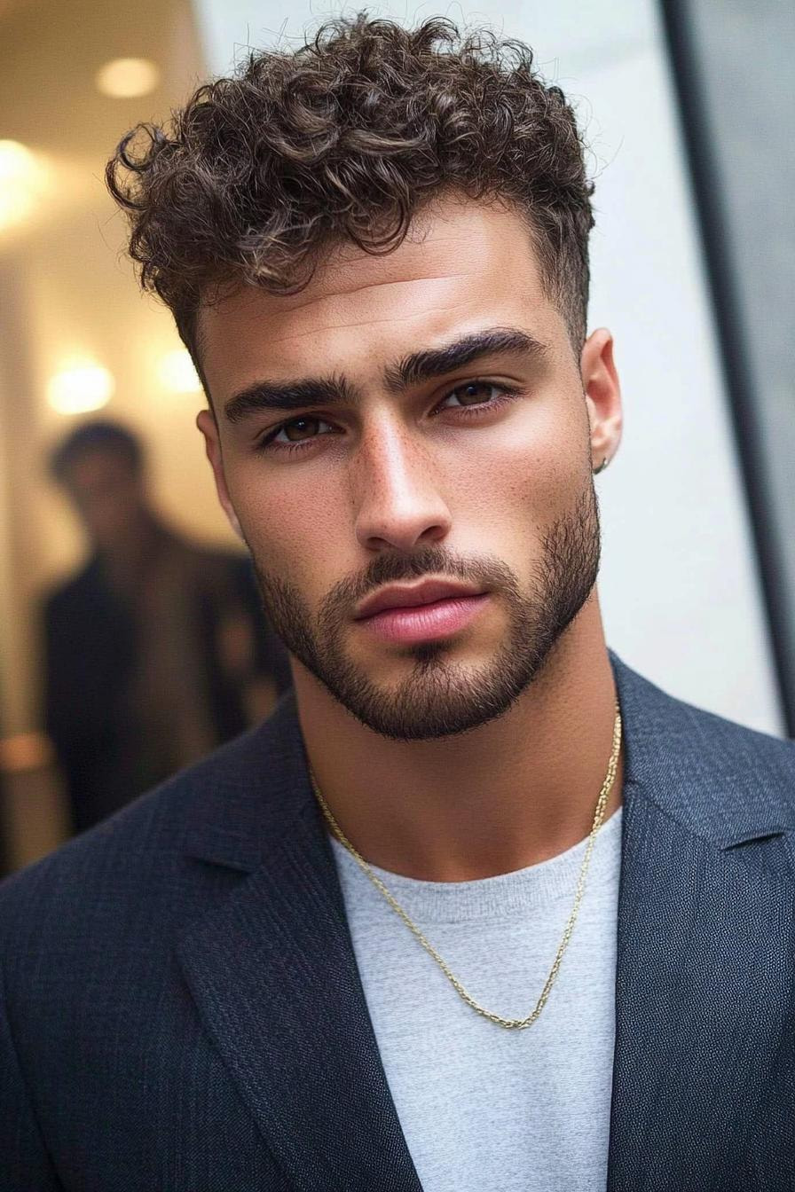 Textured Curls Fresh Fade