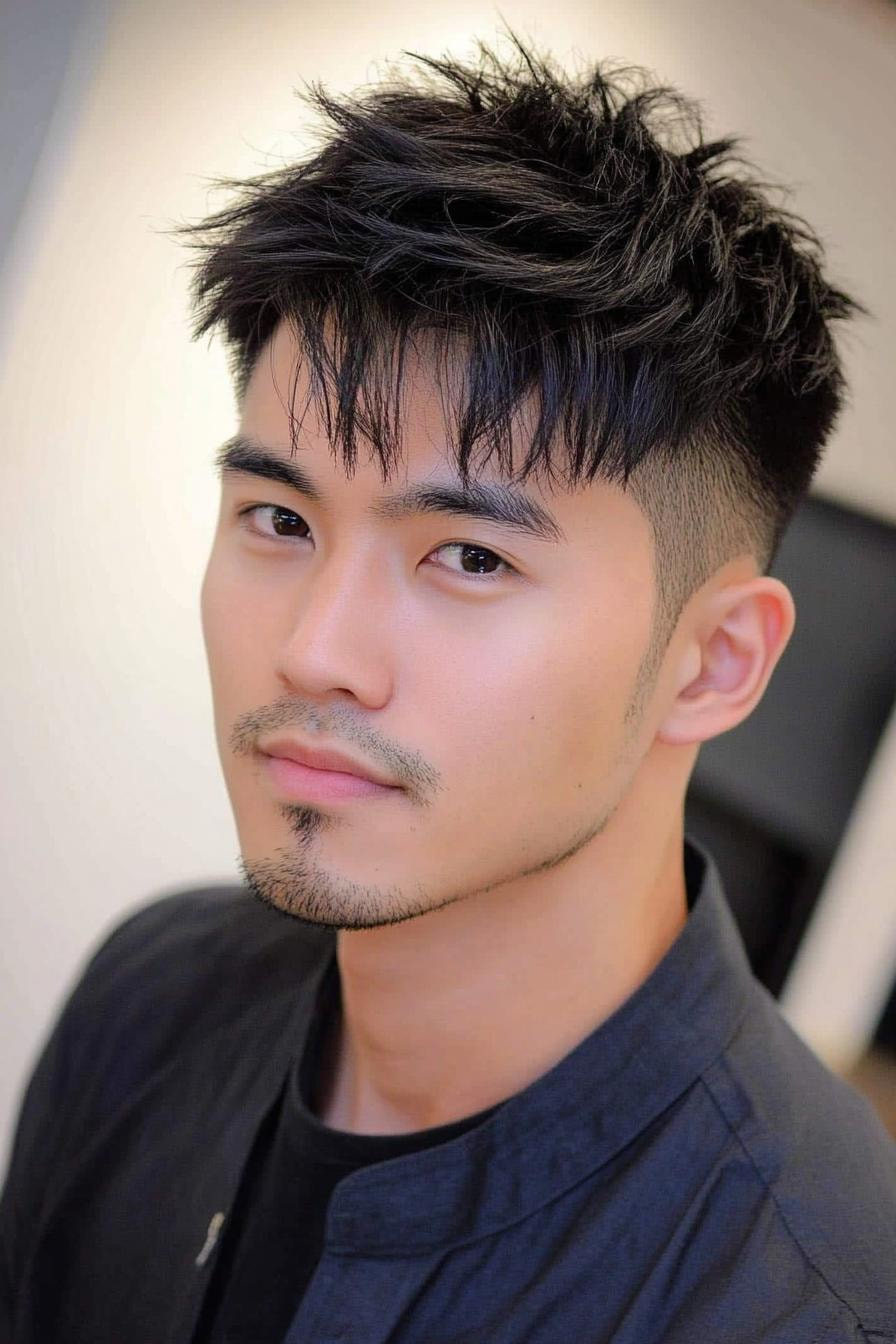 Textured Spiky Fade