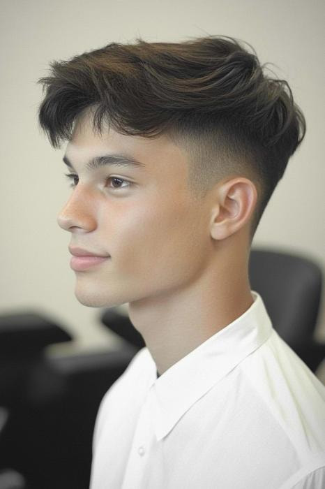 Textured Style with Sharp Fade