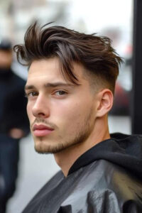 21 Blow Out Taper Fade Straight Hairstyles For Men