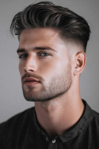 21 Blow Out Taper Fade Straight Hairstyles For Men
