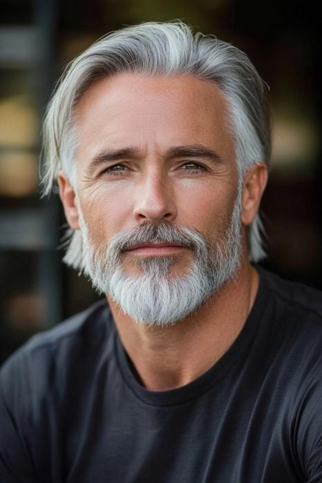 Timeless Gray Hair Confidence