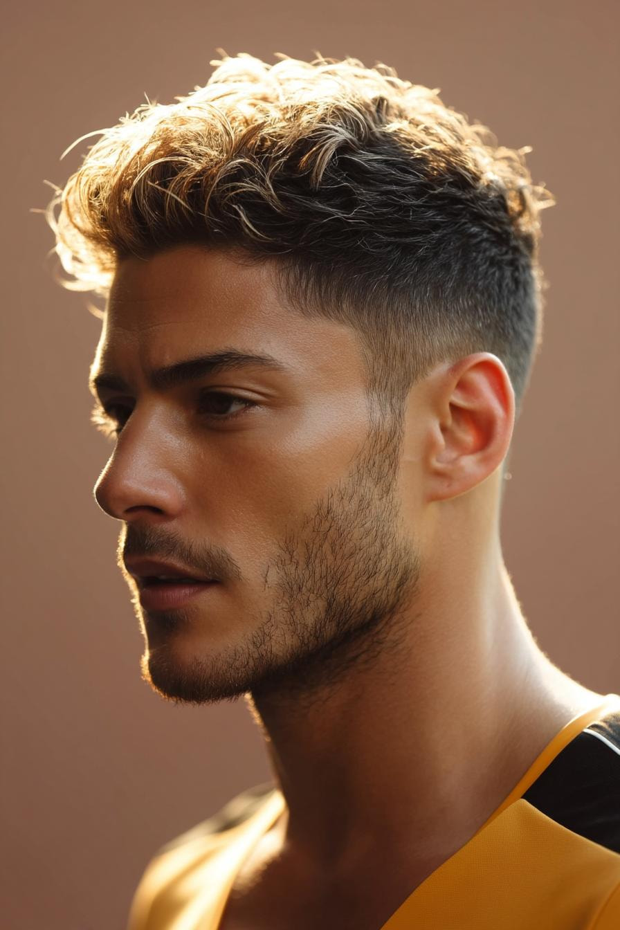 Blonde Waves Fresh Fade